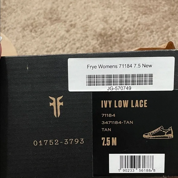 Frye Tan Leather Women's Sneakers - Picture 4 of 5